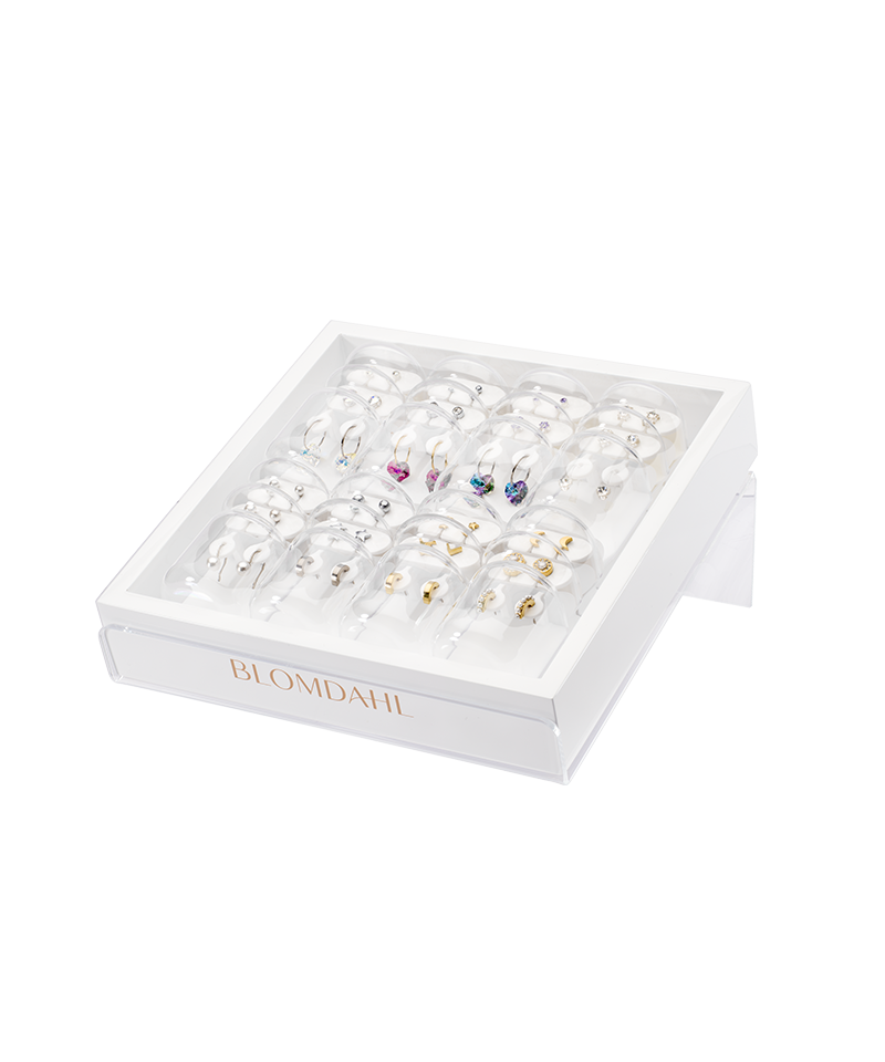 Tray for Skin Friendly Jewelry Including Stand