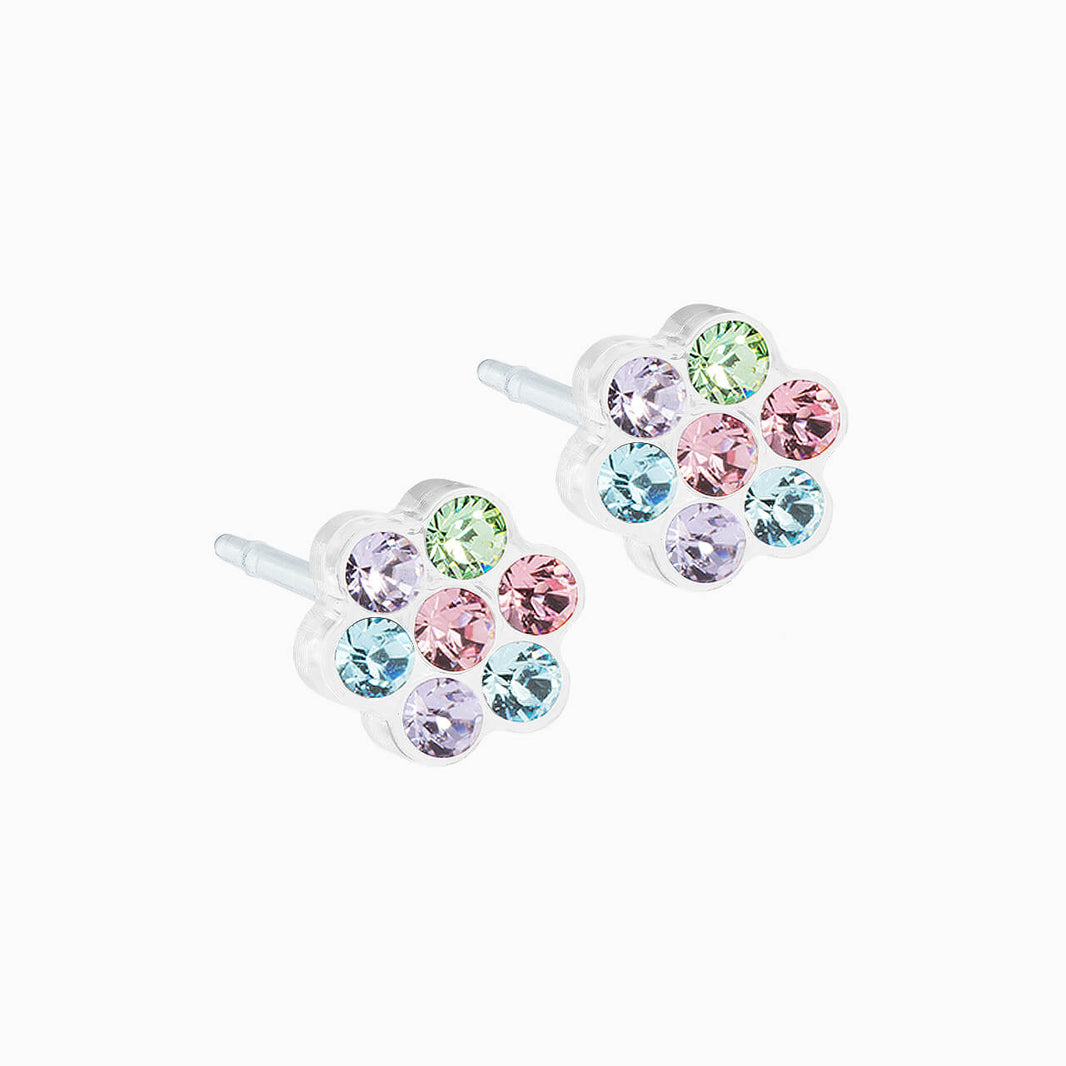 Medical Plastic 5mm Daisy Earrings