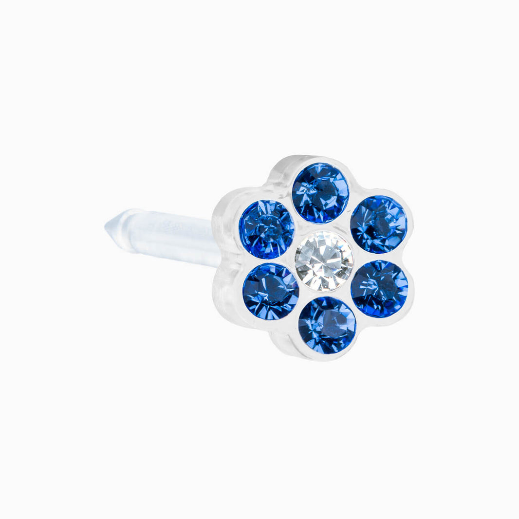 Medical Plastic 5mm Daisy Sapphire/Crystal Cassettes
