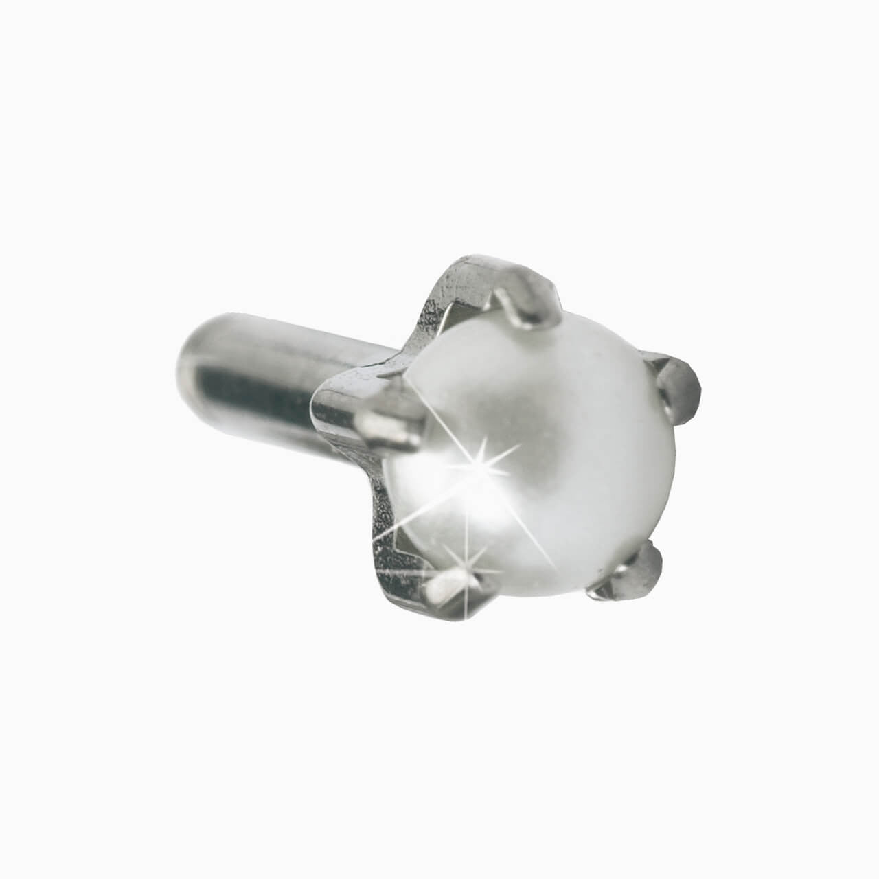Silver Titanium 4mm Tiffany Pearl Cassettes