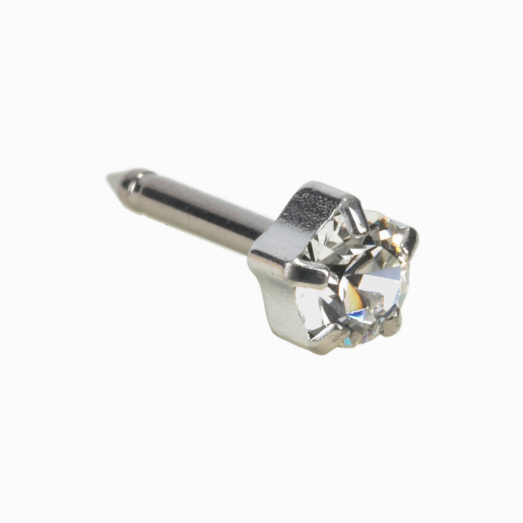Silver Titanium 5mm Tiffany Crystal Cassettes