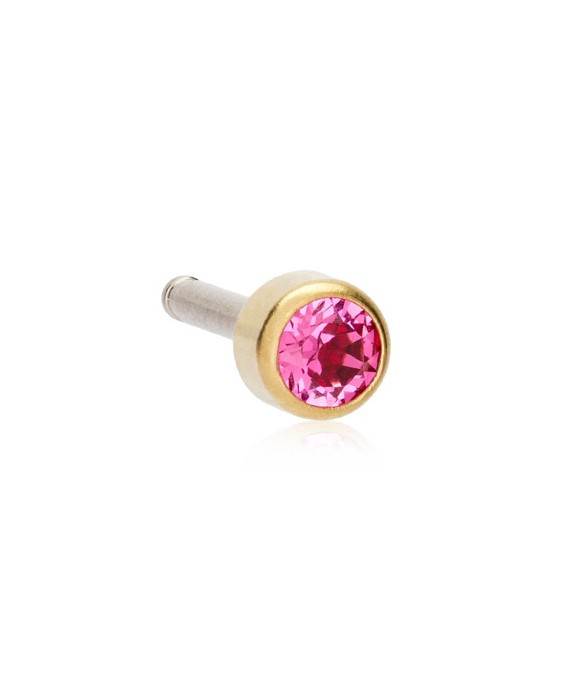 Golden Titanium Bezel Rose Crystal Cassettes