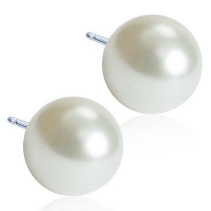 White Pearl Earrings