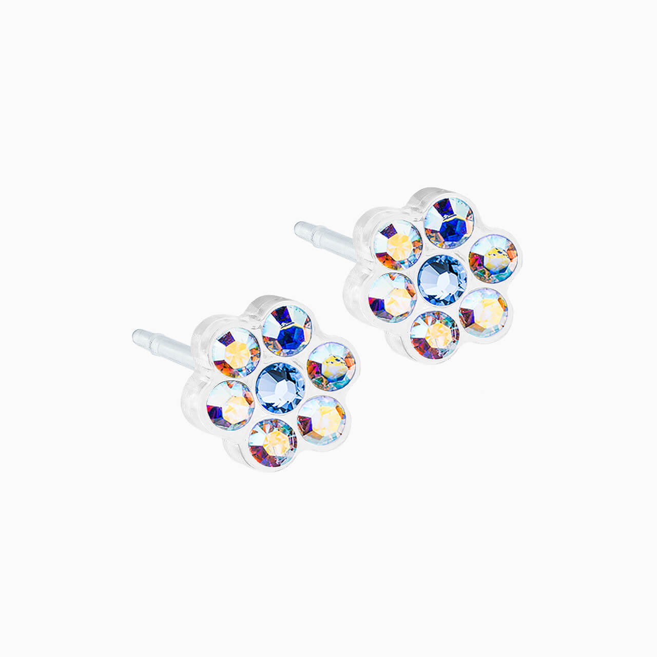 Medical Plastic 5mm Daisy Earrings
