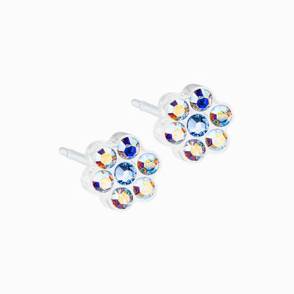 Medical Plastic 5mm Daisy Earrings
