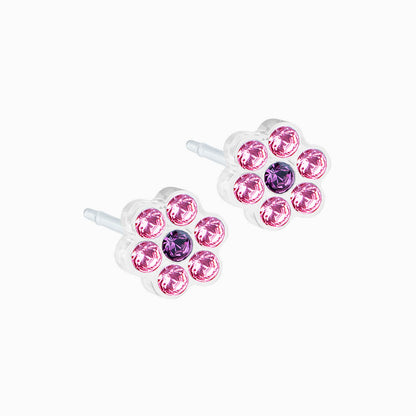 Medical Plastic 5mm Daisy Earrings
