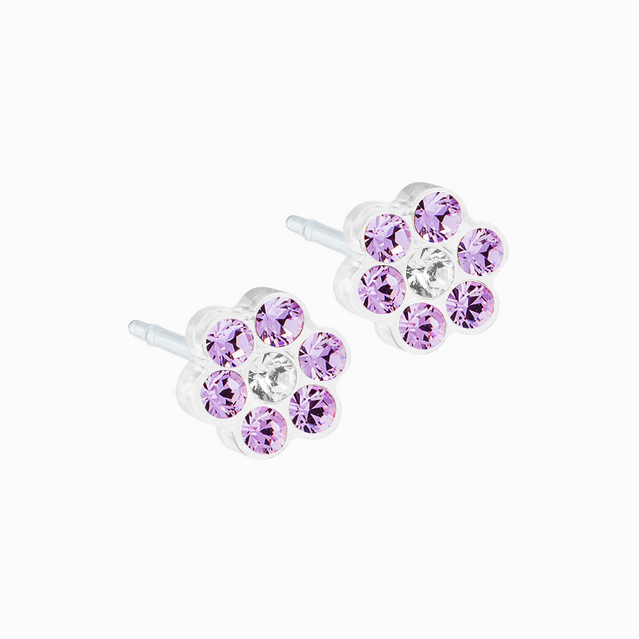 Medical Plastic 5mm Daisy Earrings