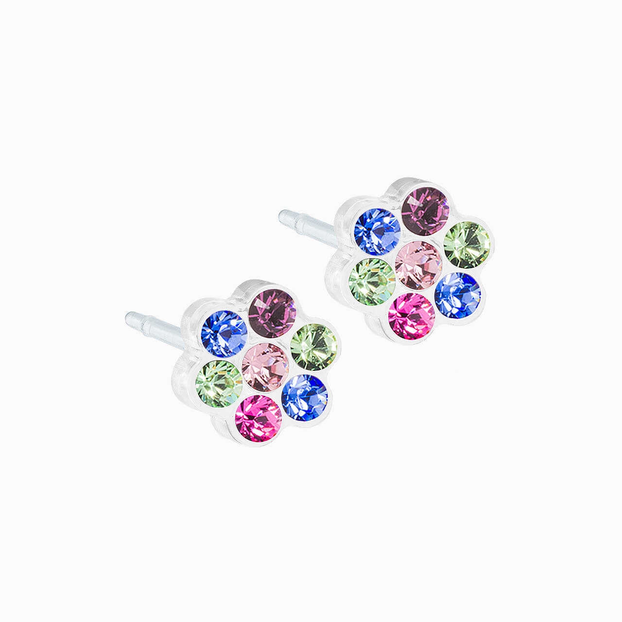 Medical Plastic 5mm Daisy Earrings