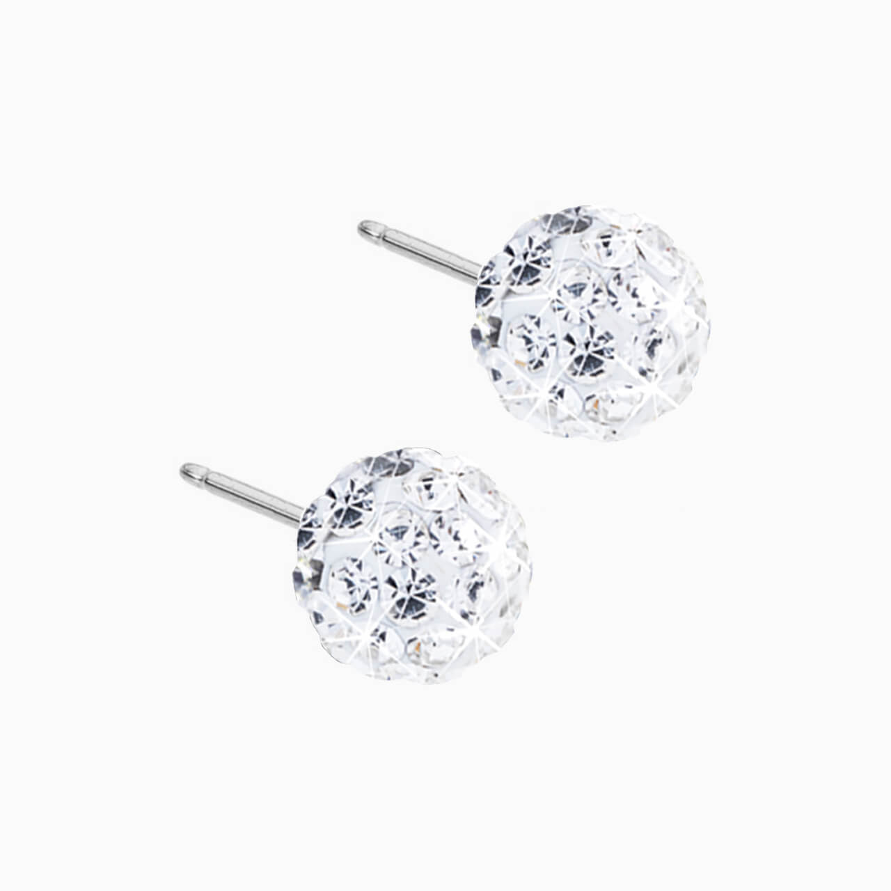 Crystal Ball 6mm Earrings