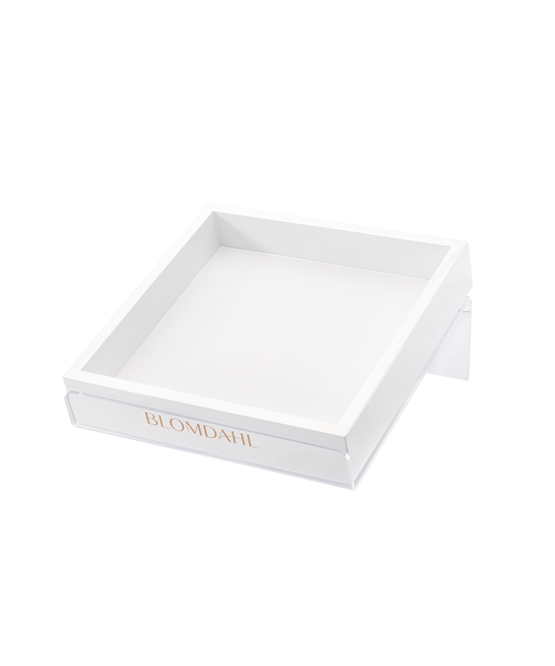 Tray for Skin Friendly Jewelry Including Stand