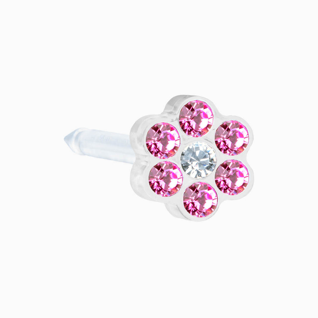 Medical Plastic 5mm Daisy Rose/Crystal Cassettes