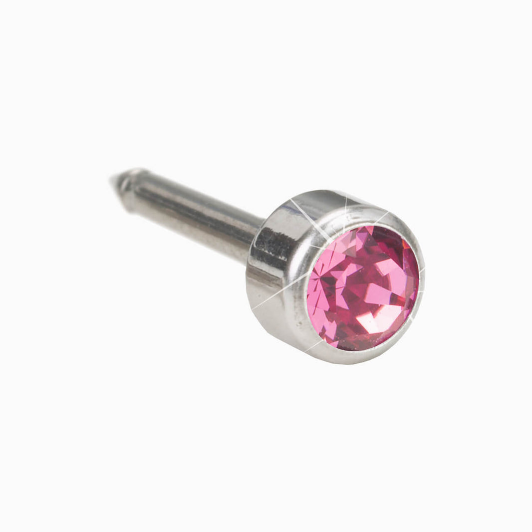 Silver Titanium 4mm Bezel Rose Cassettes