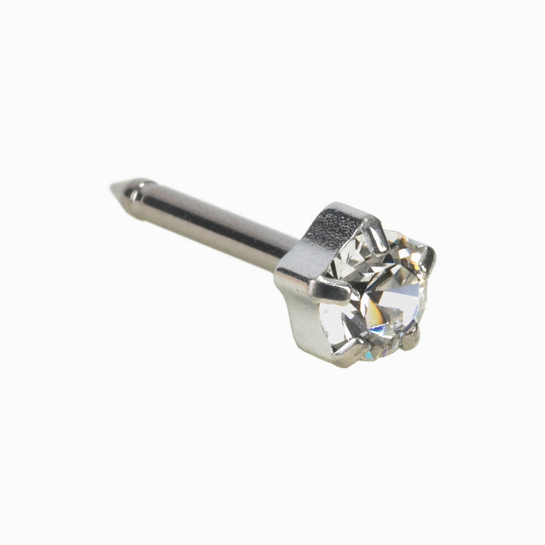 Silver Titanium 4mm Tiffany Crystal Cassettes
