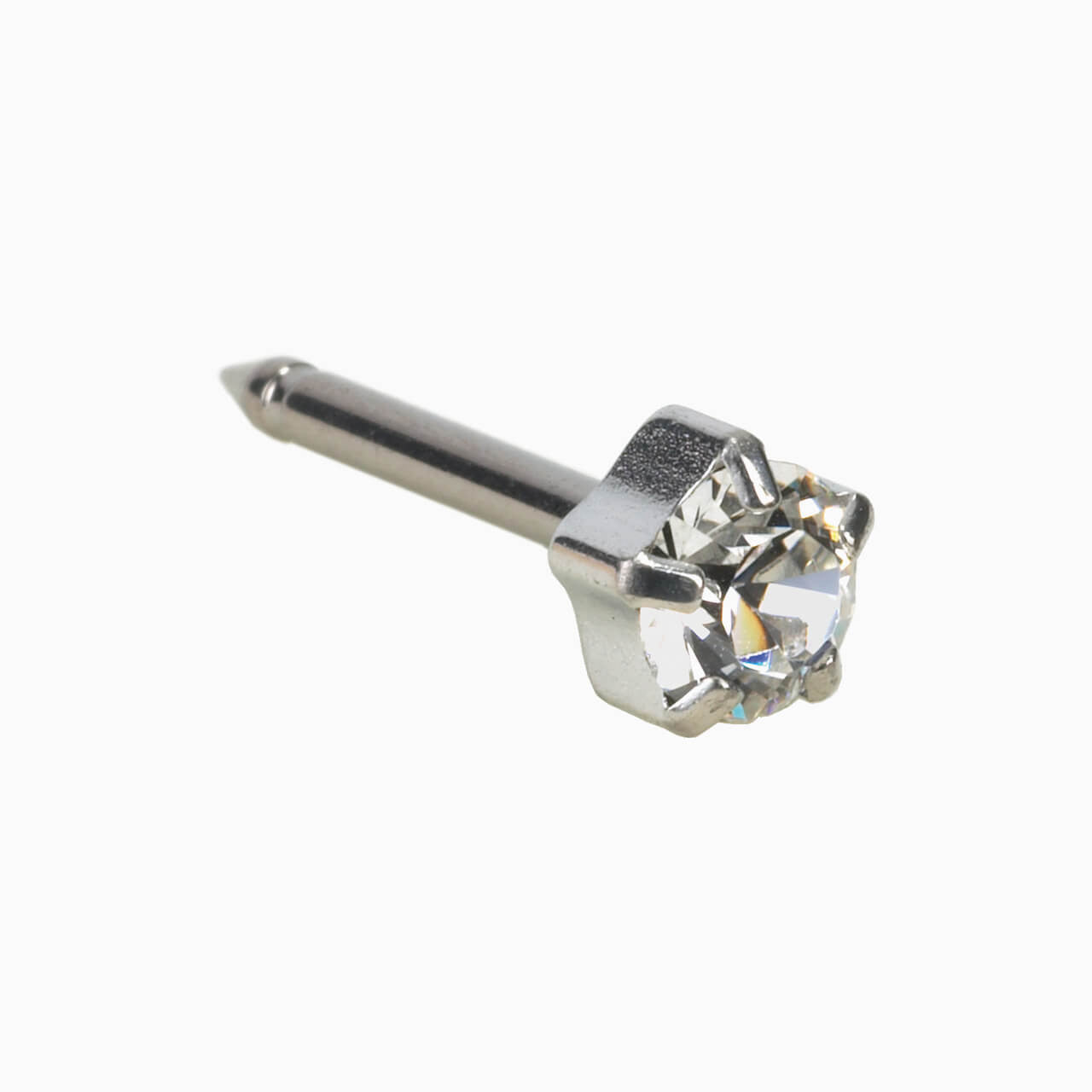 Silver Titanium 4mm Tiffany Crystal Cassettes